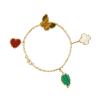 18K Lucky Alhambra Four Motifs Clover Bracelet