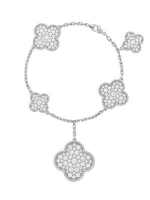 18K Magic Alhambra Five Motifs Clover Bracelet