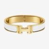 18K White Clic H Bracelet