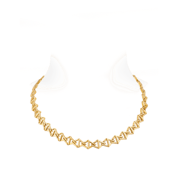 18K Louis Volt Curb Chain Necklace