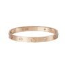 18K Rose Gold Four Diamonds Love Bracelet