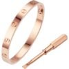 18K Rose Gold Love Bracelet