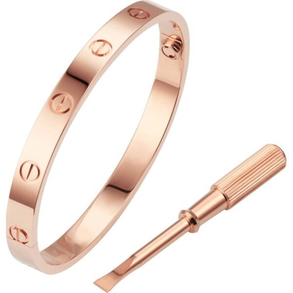 18K Rose Gold Love Bracelet