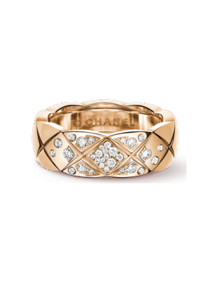 18K Rose Gold CC Coco Crush Diamonds Ring