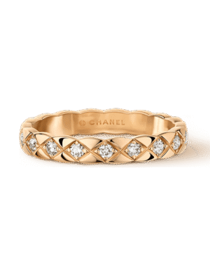18K CC Coco Crush Mini Diamonds Ring