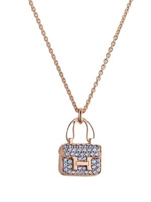 18K Amulettes Constance Pendant H Necklace