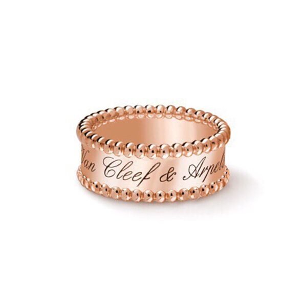 18K Rose Gold Perl¨¦e Signature Ring