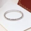 18K White Gold Clash De Bracelet