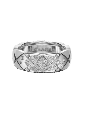 18K White Gold CC Coco Crush Diamonds Ring