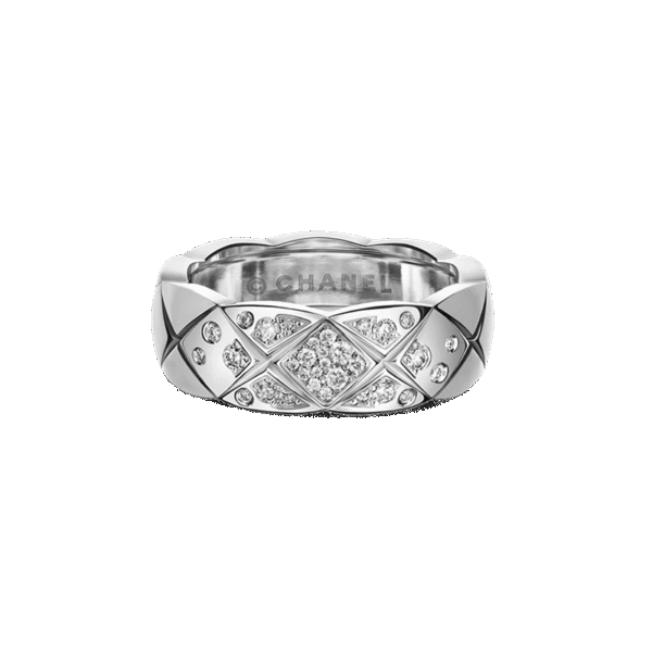 18K White Gold CC Coco Crush Diamonds Ring
