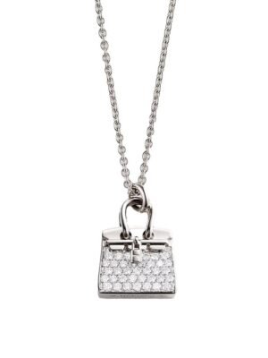 18K Amulettes Birkin Pendant H Necklace
