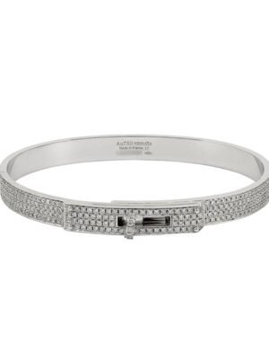 18K White Gold Kelly Diamonds h Bracelet