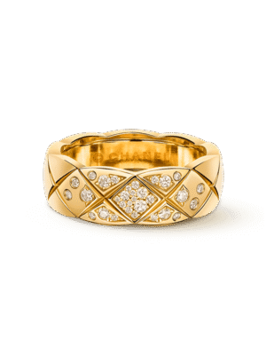 18K Yellow Gold CC Coco Crush Diamonds Ring
