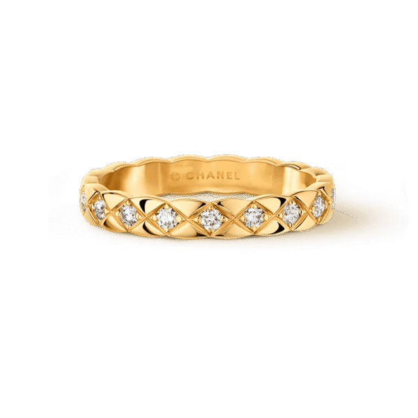 18K CC Coco Crush Mini Diamonds Ring