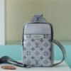 LV Outdoor Sling Bag Taigarama Gunmetal Gray For Men, Bags, Crossbody Bags 8.3in/21cm LV?