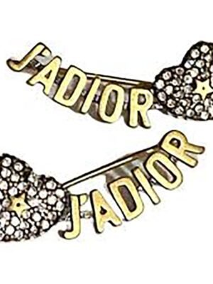 18K CD J'Adior Vintage Earrings