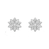 18K Lotus One Flowers Small Earrings