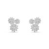 18K Lotus Three Flowers Earrings