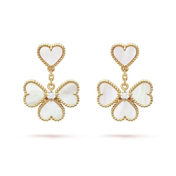 18K Sweet Alhambra Effeuillage Earrings