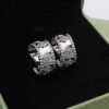 18K Perl¨¦e Clovers Hoop Earrings
