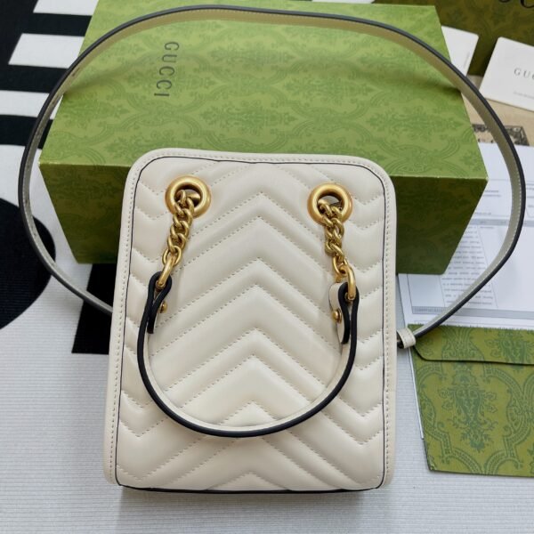 gg Marmont Matelasse Mini Bag White For Women, Women’s Bags 7.5in/19cm gg ?696123 DTDHT 9022