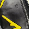 FI Little Monster Belt Bag Black/Yellow For Men, Men’s Bags 7.9in/20cm FF