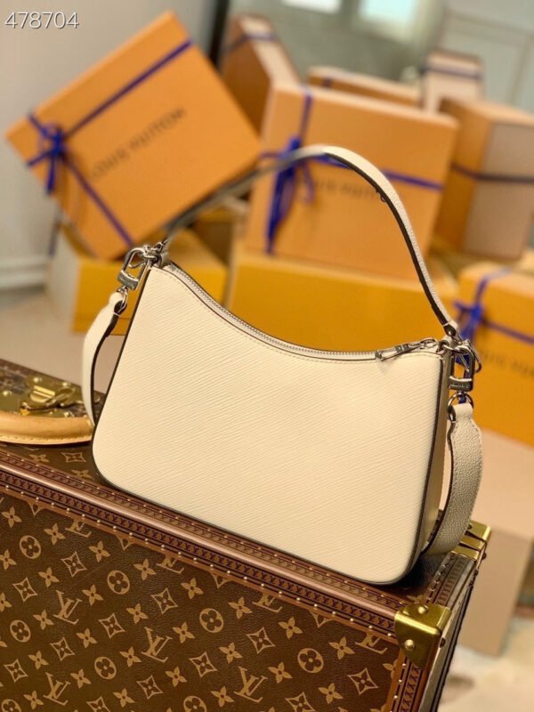 LV Marelle Epi White For Women, Women¡¯s Handbags, Shoulder And Crossbody Bags 9.8in/25cm LV M80688