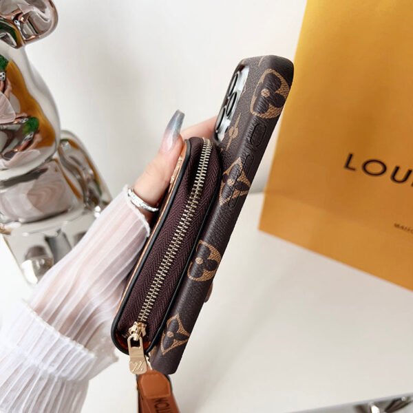 Lou GG Card Holder Chain iPhone Case