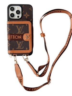 Lou GG Card Holder Chain iPhone Case