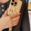 Feather-light Cozy: Chic Cookie-Inspired iPhone Case for Trendsetters