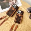Lou GG Card Holder Chain iPhone Case