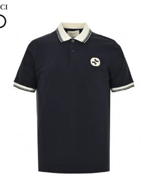 Gucci Navy Polo Shirt