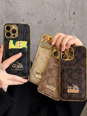 Coa Card Bag Leather iPhone Case
