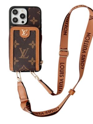Lou GG Card Holder Chain iPhone Case