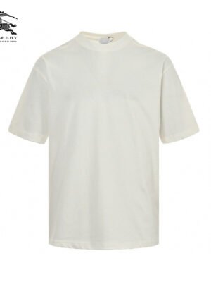 Burberry White Cotton T-Shirt