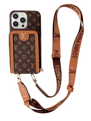Lou GG Card Holder Chain iPhone Case