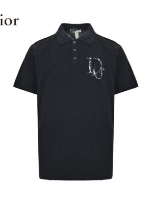 Dior Oblique Embroidered Polo Shirt