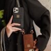 Loe Card Holder Leather iPhone Case