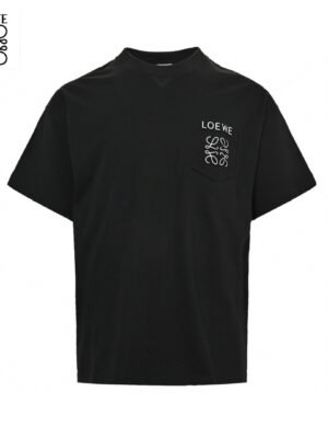 Loewe Black Pocket Logo T-Shirt