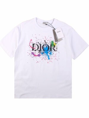 Dior Color Splash Graphic T-Shirt