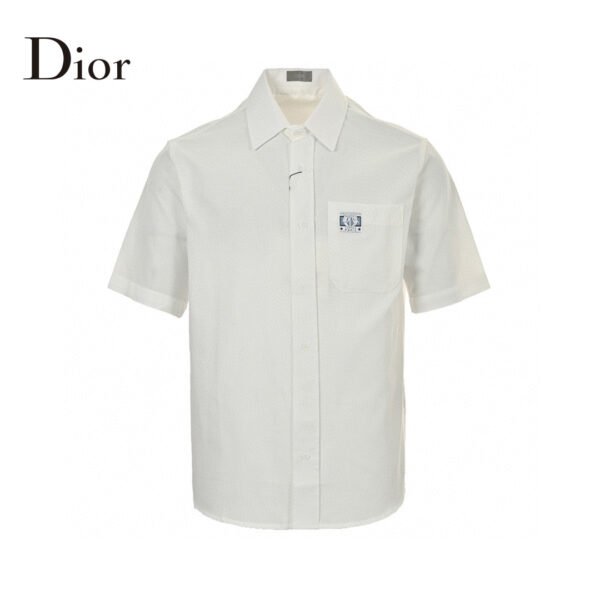 1_7a7c950f-1a73-4643-abd6-49ffaf9a91f7 Dior Short Sleeve Button-Up Shirt (White)
