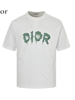 Dior Dripping Logo T-Shirt (White)