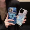 Lou Pink & Blue iPhone Case