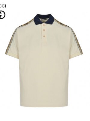 Gucci Polo Shirt with Logo Tape