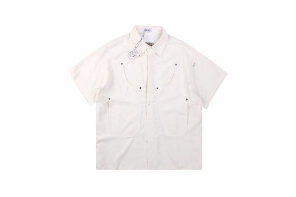 1_96b4092e-bb84-4fef-b32c-caaad86ff496 Loewe Utility Shirt - White