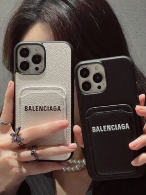 BB Card Holder Leather iPhone Case