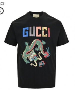Gucci Dragon Graphic T-Shirt (Black)