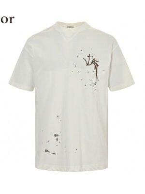 Dior Artistic Splatter T-Shirt (White)