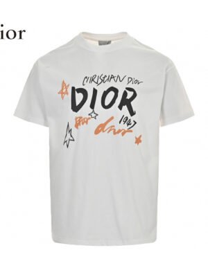 Dior Christian Dior Graphic White T-Shirt