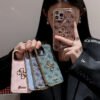 Gue Gold Logo Leather iPhone Case